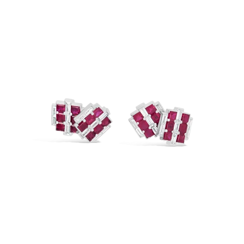 Ruby & Diamond Cufflinks