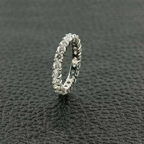 Round Diamond Eternity Band