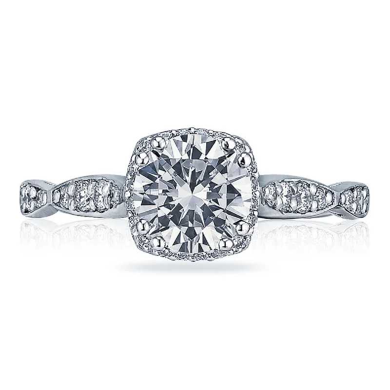 Tacori Dantela Platinum Diamond Semi Mount 39-2CU65