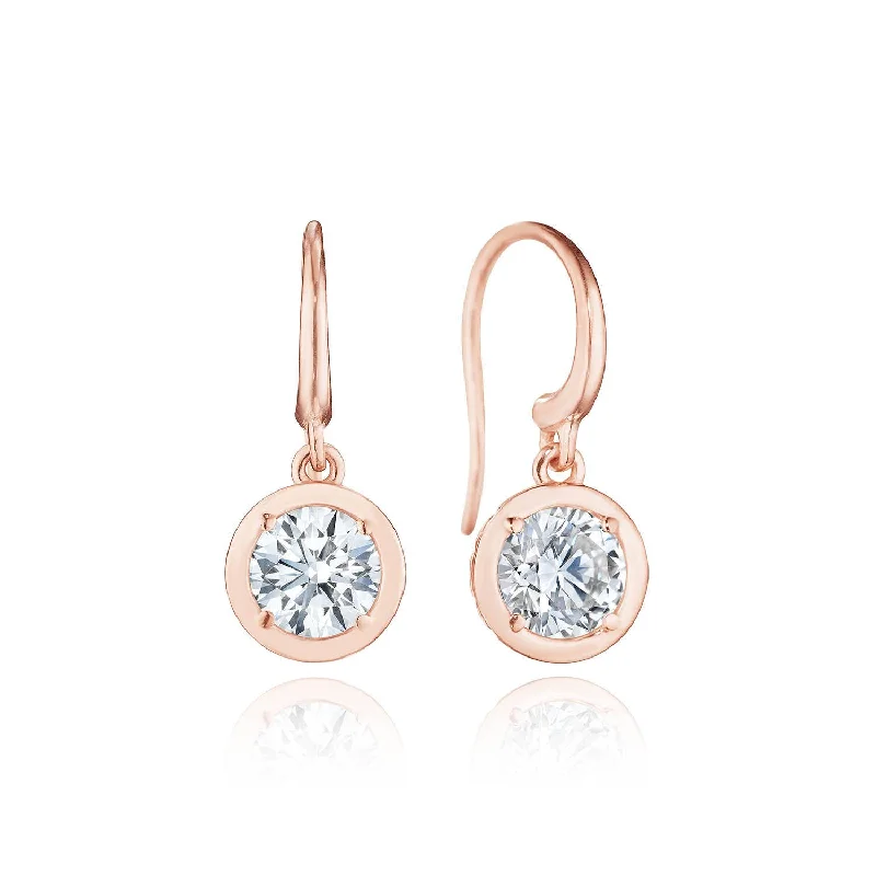 Women’s dangle earrings-TACORI Allure | Diamond French Wire Earring - 1.5ct FE824RD6LDPK