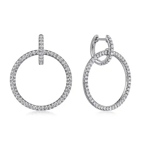 Women’s minimalistic earrings-Diamond Earring