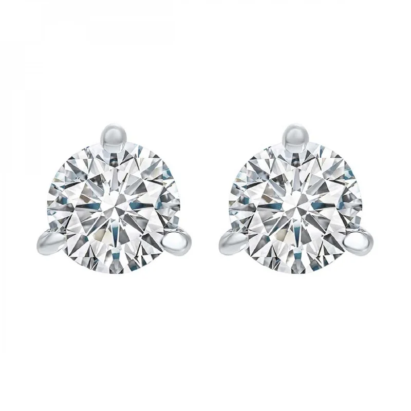 Women’s everyday earrings-Gold Diamond Earring