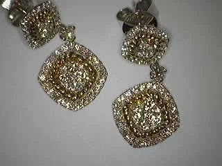 Women’s dangle earrings-Diamond Earring