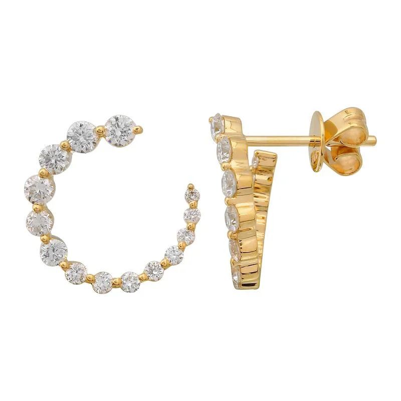 Women’s trendy earrings-Ceecee Diamond Earring