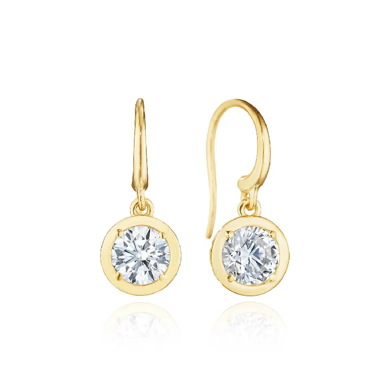 Women’s geometric earrings-TACORI Allure | Diamond French Wire Earring - 1.5ct FE824RD6LDY