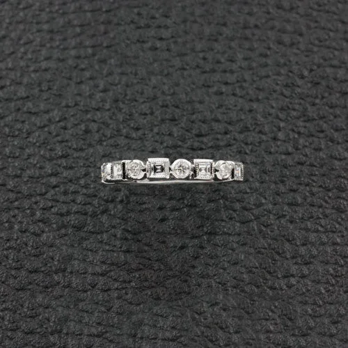 Round & Square Diamond Band