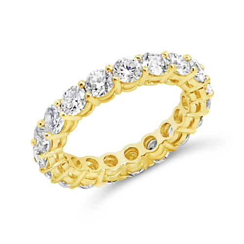 Yellow Gold & Diamond Eternity Band