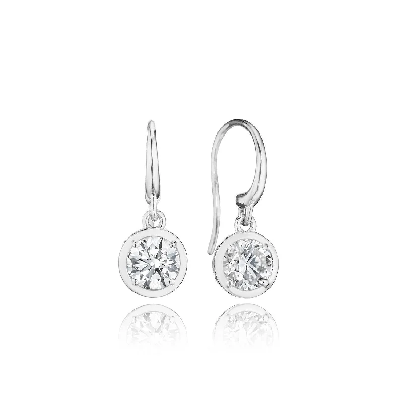 Women’s personalized earrings-TACORI Allure | Diamond French Wire Earring - 1ct FE824RD5LD