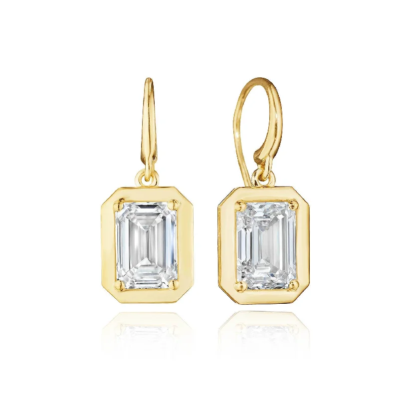 Women’s small earrings-TACORI Allure | Diamond French Wire Earring - 4.1ct FE824EC85X6LDY