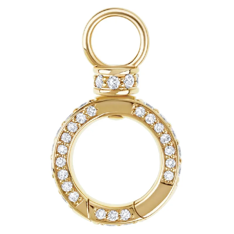 Heather B. Moore Pavé Round Swivel Diamond Hinge