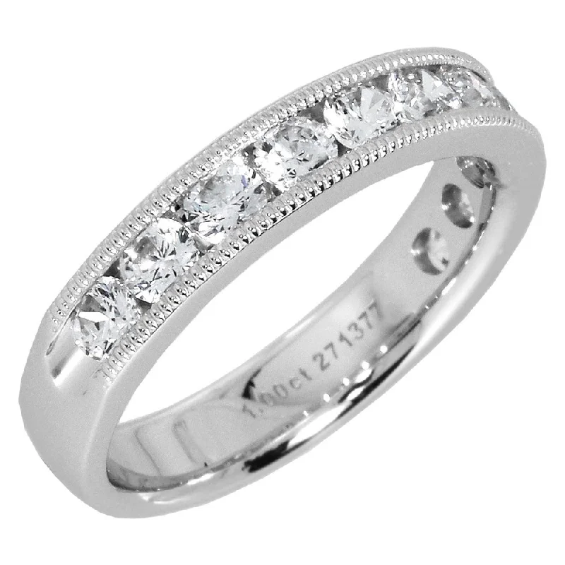 Just Perfect 1.00ct tw Diamond Eternity Channel Set Milgrain Band