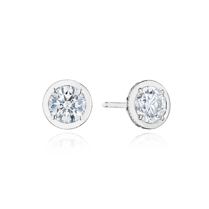 Women’s luxury earrings-TACORI Allure | Round Diamond Stud Earring - 1.5ct FE823RD6LD