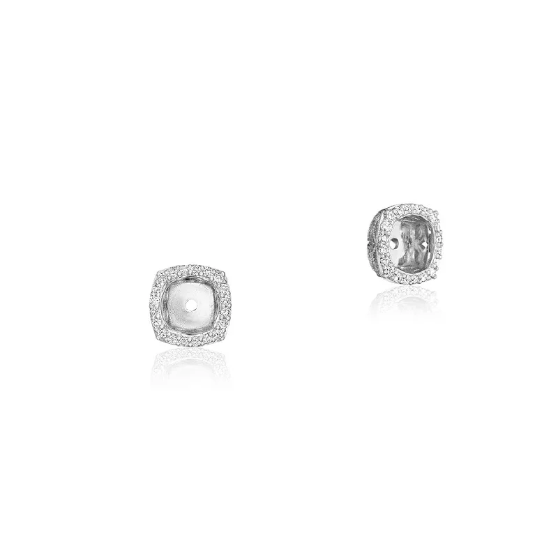 Women’s gemstone drop earrings-TACORI Bloom | Diamond Earring Jackets FE806CU5