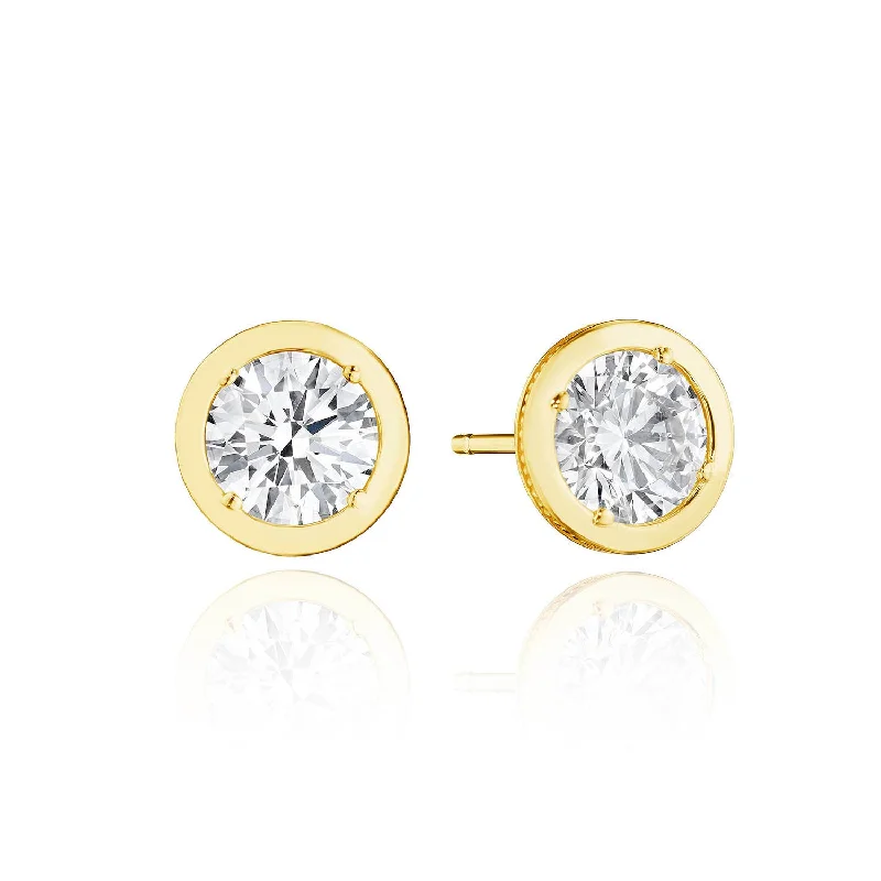 Women’s classic earrings-TACORI Allure | Round Diamond Stud Earring - 2.08ct FE823RD65LDY