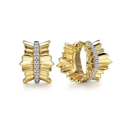 Women’s vintage hoop earrings-Diamond Earring