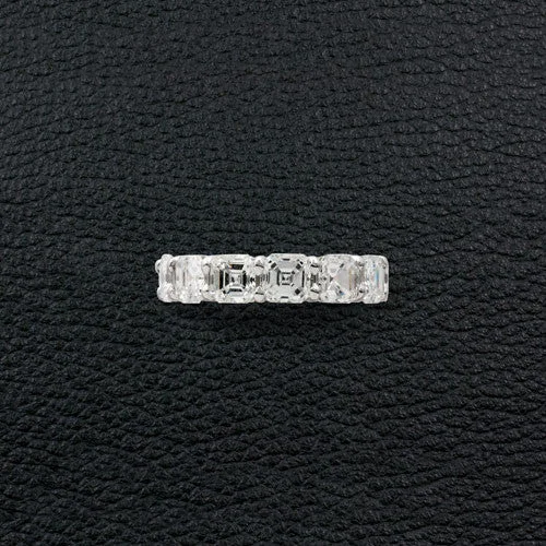 Asscher cut Diamond Eternity Band