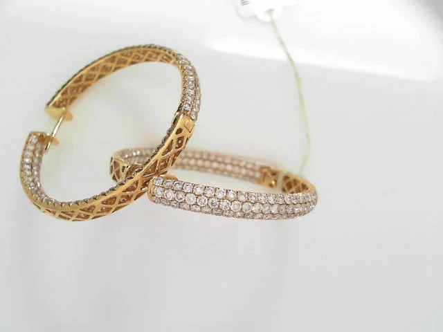 Women’s luxury hoop earrings-Diamond Earring