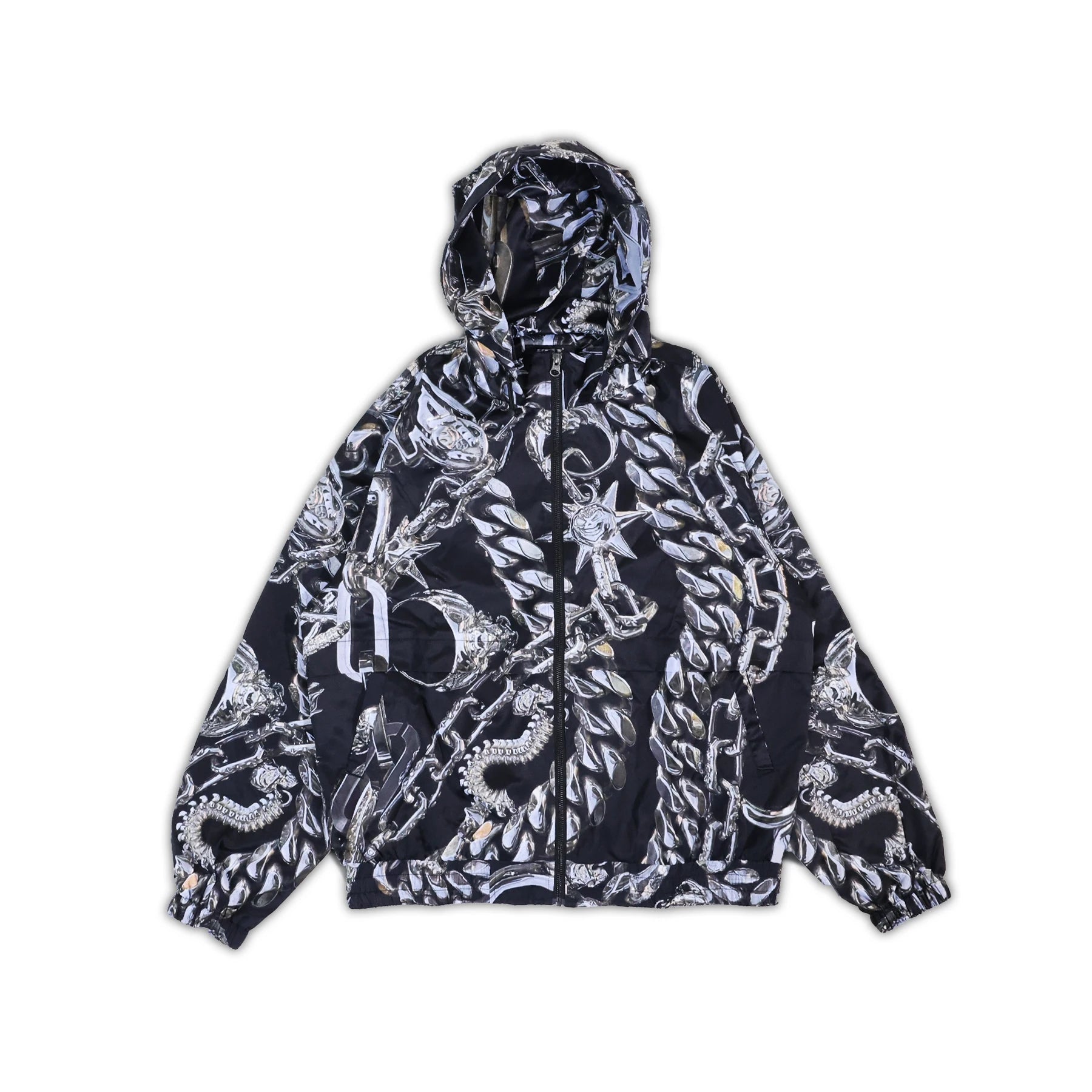 Women’s pearl necklaces-CHAIN LINK WINDBREAKER