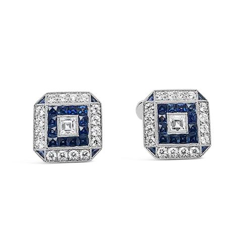 Sapphire & Diamond Cufflinks