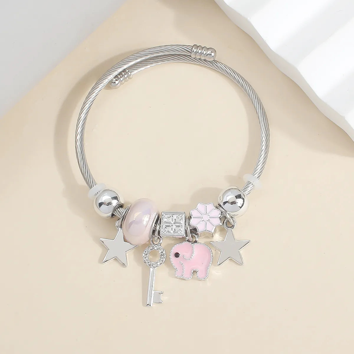 Star Key Elephant Pink