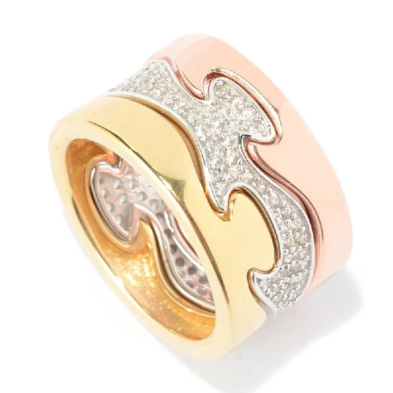 Women’s butterfly rings-925 Sterling Silver White Natural Zircon Ring